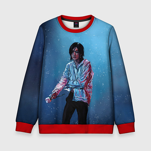 Детский свитшот Хёнджин на концерте - Stray Kids / 3D-Красный – фото 1