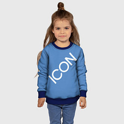 Свитшот детский ICON, цвет: 3D-синий — фото 2
