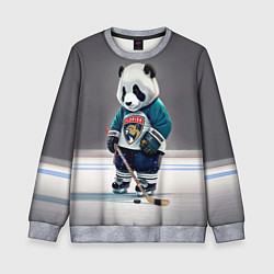 Свитшот детский Panda striker of the Florida Panthers, цвет: 3D-меланж