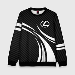 Свитшот детский Lexus - carbon line, цвет: 3D-черный