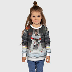 Свитшот детский Sergey Bobrovsky - Florida panthers - hockey, цвет: 3D-белый — фото 2