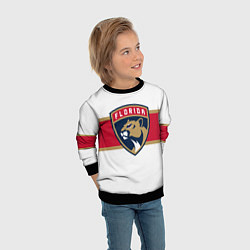 Свитшот детский Florida panthers - uniform - hockey, цвет: 3D-черный — фото 2