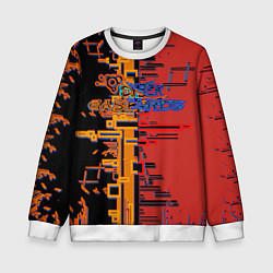 Свитшот детский Киберпанк - Cyber Bastards, цвет: 3D-белый