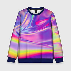 Детский свитшот Радужное северное сияние