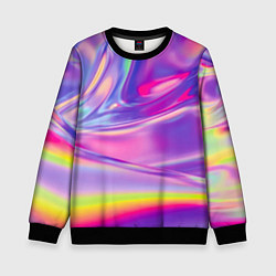 Детский свитшот Радужное северное сияние
