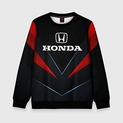 Свитшот детский Honda - технологии, цвет: 3D-черный