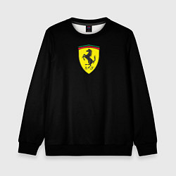 Свитшот детский Ferrari sport auto, цвет: 3D-черный