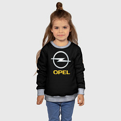 Свитшот детский Opel sport car, цвет: 3D-меланж — фото 2