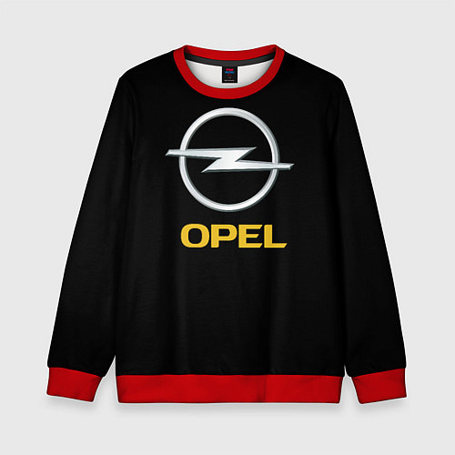 Детский свитшот Opel sport car / 3D-Красный – фото 1