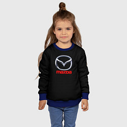 Свитшот детский Mazda japan motor, цвет: 3D-синий — фото 2