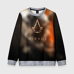 Свитшот детский Assassins creed mirage, цвет: 3D-меланж