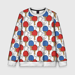 Детский свитшот Настольный теннис - ракетки