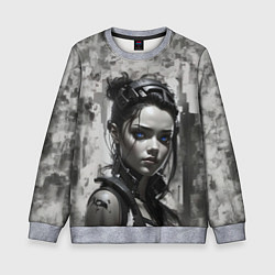 Свитшот детский Синеглазка, цвет: 3D-меланж