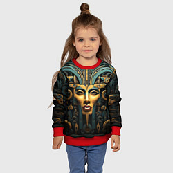 Свитшот детский Египетские фараоны, цвет: 3D-красный — фото 2