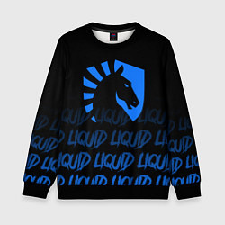 Свитшот детский Team Liquid style, цвет: 3D-черный