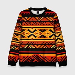 Детский свитшот Узор в этническом стиле масаев
