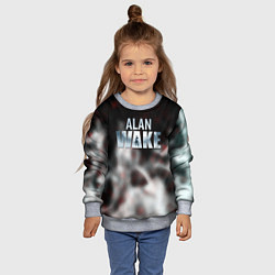 Свитшот детский Alan Wake game 2023, цвет: 3D-меланж — фото 2