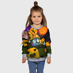 Свитшот детский Гарибальди Хэллоуин, цвет: 3D-меланж — фото 2