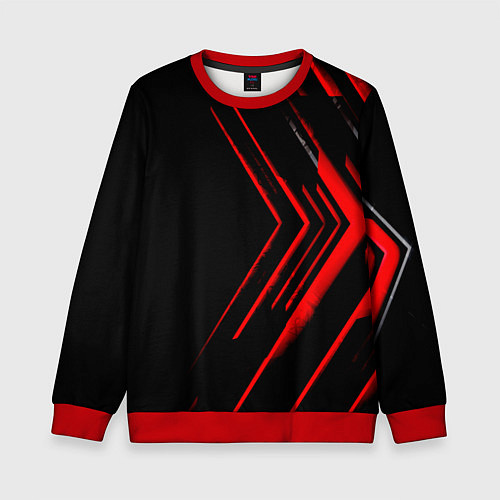 Детский свитшот Красные стрелки / 3D-Красный – фото 1