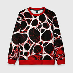 Детский свитшот Красная морская волна