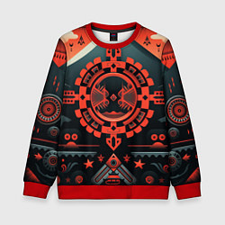 Детский свитшот Рисунок в стиле американских индейцев