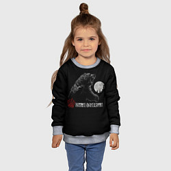 Свитшот детский Помни свои корни, цвет: 3D-меланж — фото 2