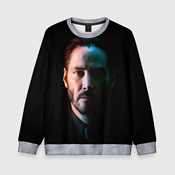 Свитшот детский Keanu Charles Reeves, цвет: 3D-меланж