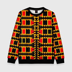 Детский свитшот Королевские квадраты