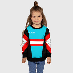 Свитшот детский FIRM спортик 80е, цвет: 3D-черный — фото 2