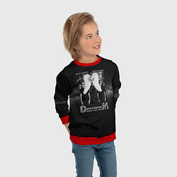 Свитшот детский Depeche Mode - Memento mori worldwilde tour, цвет: 3D-красный — фото 2