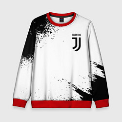 Свитшот детский Juventus sport color black, цвет: 3D-красный