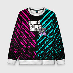 Свитшот детский GTA6 vice city game, цвет: 3D-белый