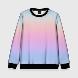 Детский свитшот Легкий голографический градиент
