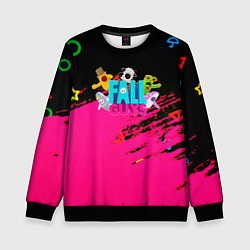 Свитшот детский Fall Guys kids color, цвет: 3D-черный