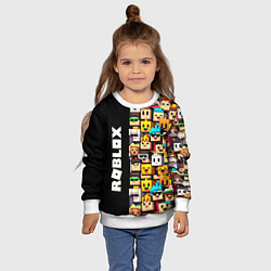 Свитшот детский Roblox - game, цвет: 3D-белый — фото 2