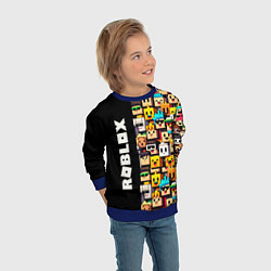 Свитшот детский Roblox - game, цвет: 3D-синий — фото 2