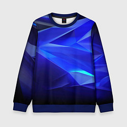 Детский свитшот Black and blue abstract background sport style