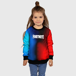 Свитшот детский Fortnite game gradient, цвет: 3D-черный — фото 2