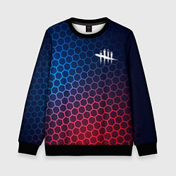 Детский свитшот Dead by Daylight неоновые соты