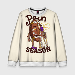 Свитшот детский Сезон боли, цвет: 3D-белый