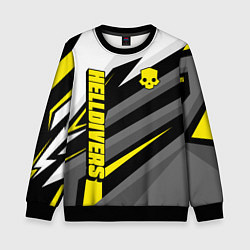 Свитшот детский Helldivers 2: Uniform Yellow x White, цвет: 3D-черный