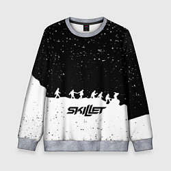 Свитшот детский Skillet rock music band, цвет: 3D-меланж