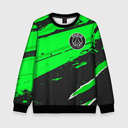 Свитшот детский PSG sport green, цвет: 3D-черный