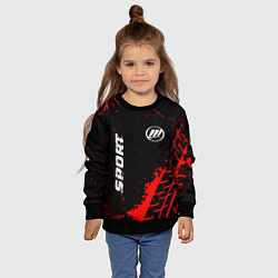 Свитшот детский Lifan red sport tires, цвет: 3D-черный — фото 2