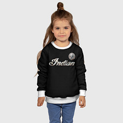 Свитшот детский Indian Motorcycles FirenMarble, цвет: 3D-белый — фото 2