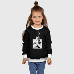 Свитшот детский Демон крови Пауэр, цвет: 3D-белый — фото 2