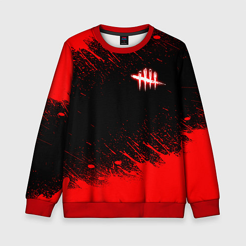 Детский свитшот Dead by daylight огненный / 3D-Красный – фото 1