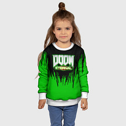 Свитшот детский Doom, цвет: 3D-белый — фото 2