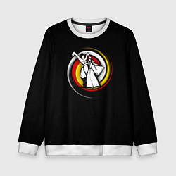 Свитшот детский Осетия танец, цвет: 3D-белый