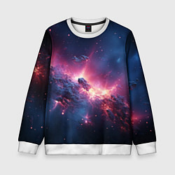 Детский свитшот Взрыв в космосе